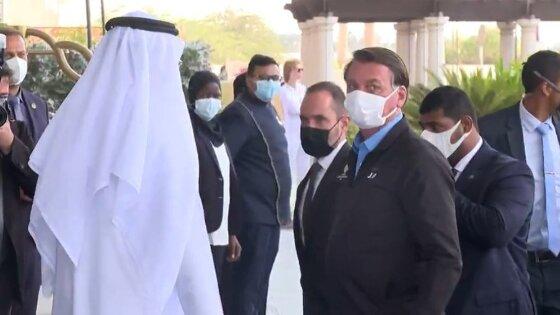 Bolsonaro convidou os investidores árabes a conhecer a floresta 