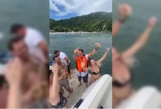 Bolsonaro está de recesso em Guarujá